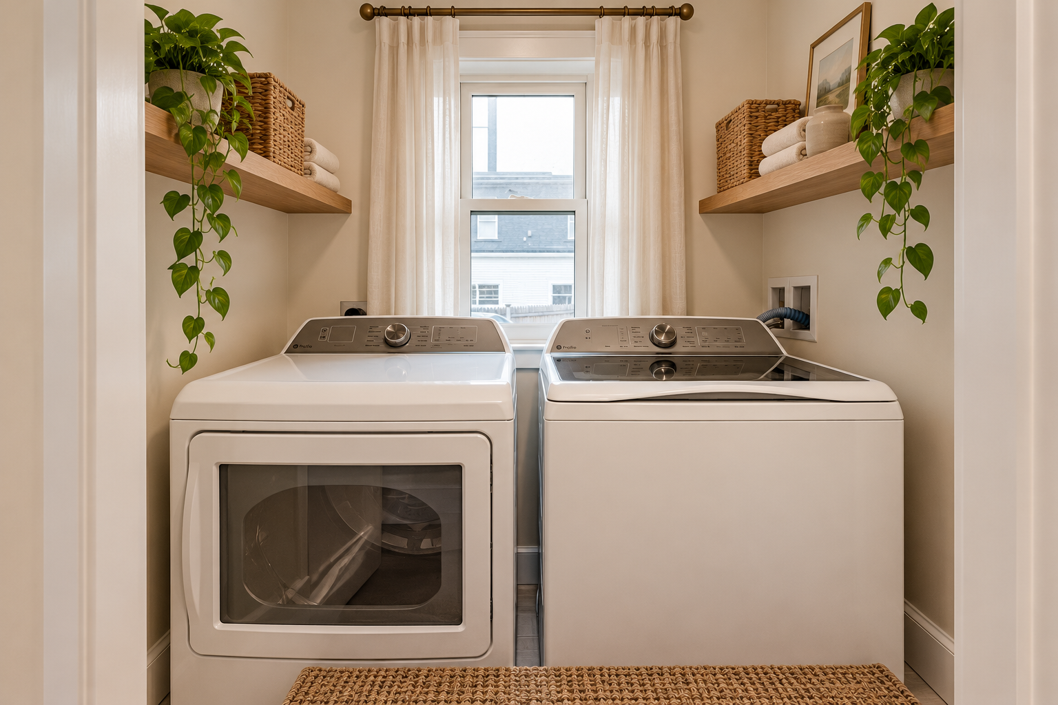 In-unit laundry room